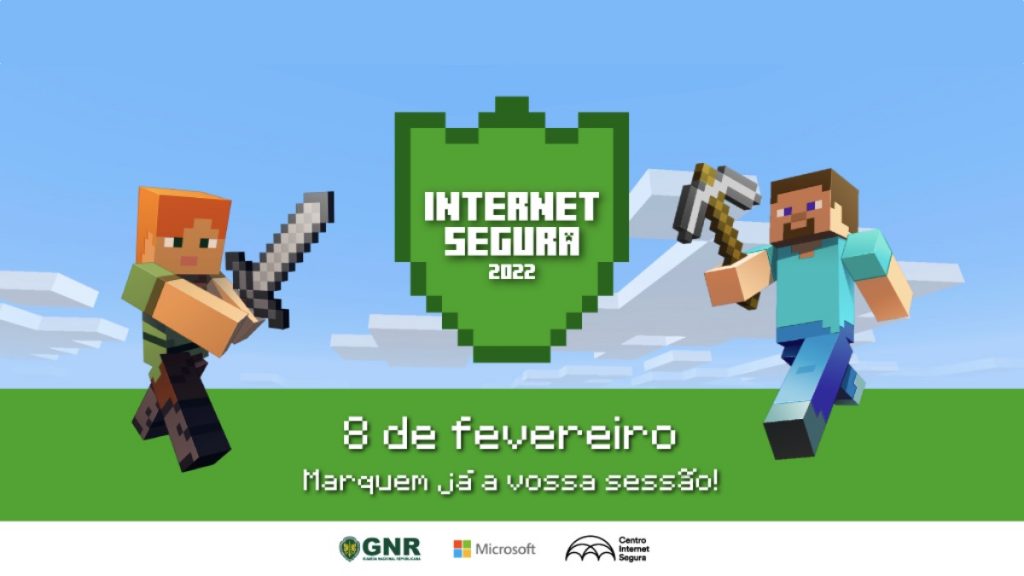 Microsoft e GNR assinalam Dia da Internet Mais Segura com ações de sensibilização em Minecraft