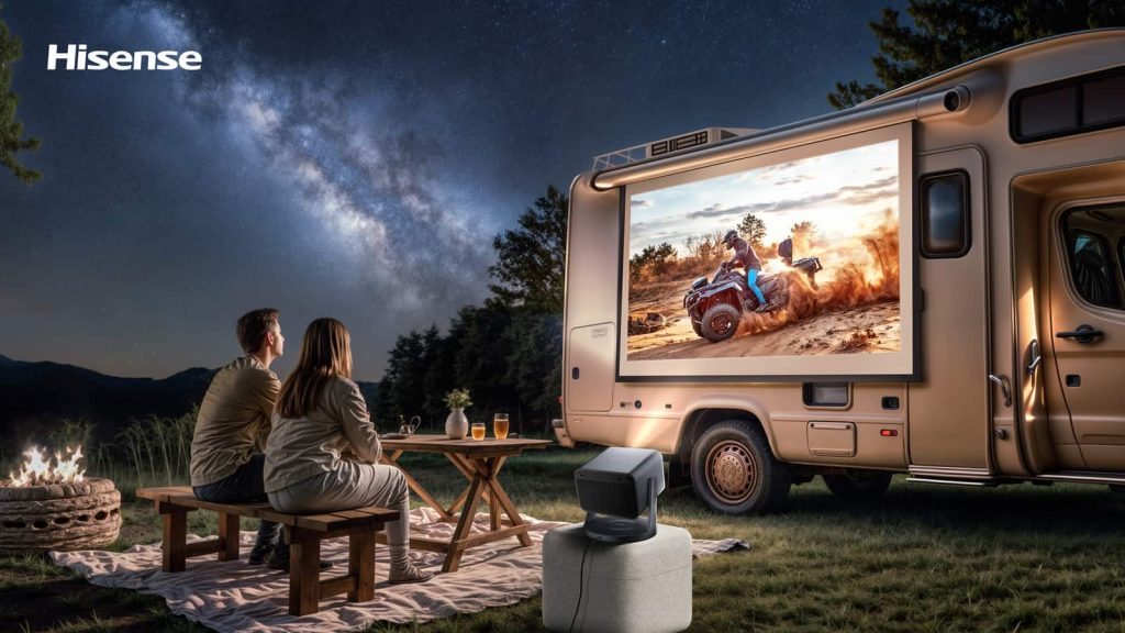 Projetor laser Hisense C3 transforma cada jogo num momento de estádio