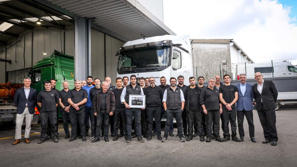 Soc. Com. C. Santos é a Melhor Oficina Mercedes-Benz Trucks em Portugal